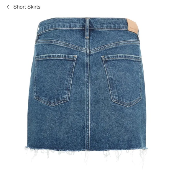 CITIZENS OF HUMANITY Beatnik Denim Mini Skirt. Size 30. Colour: Idlewild - Picture 2 of 10